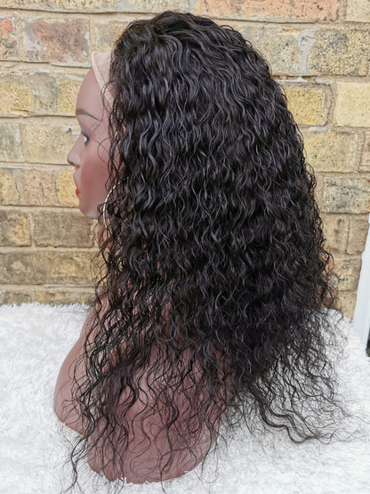 Virgin Italian Curly Human Hair Wig - Vivien