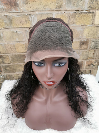 Virgin Italian Curly Human Hair Wig - Vivien