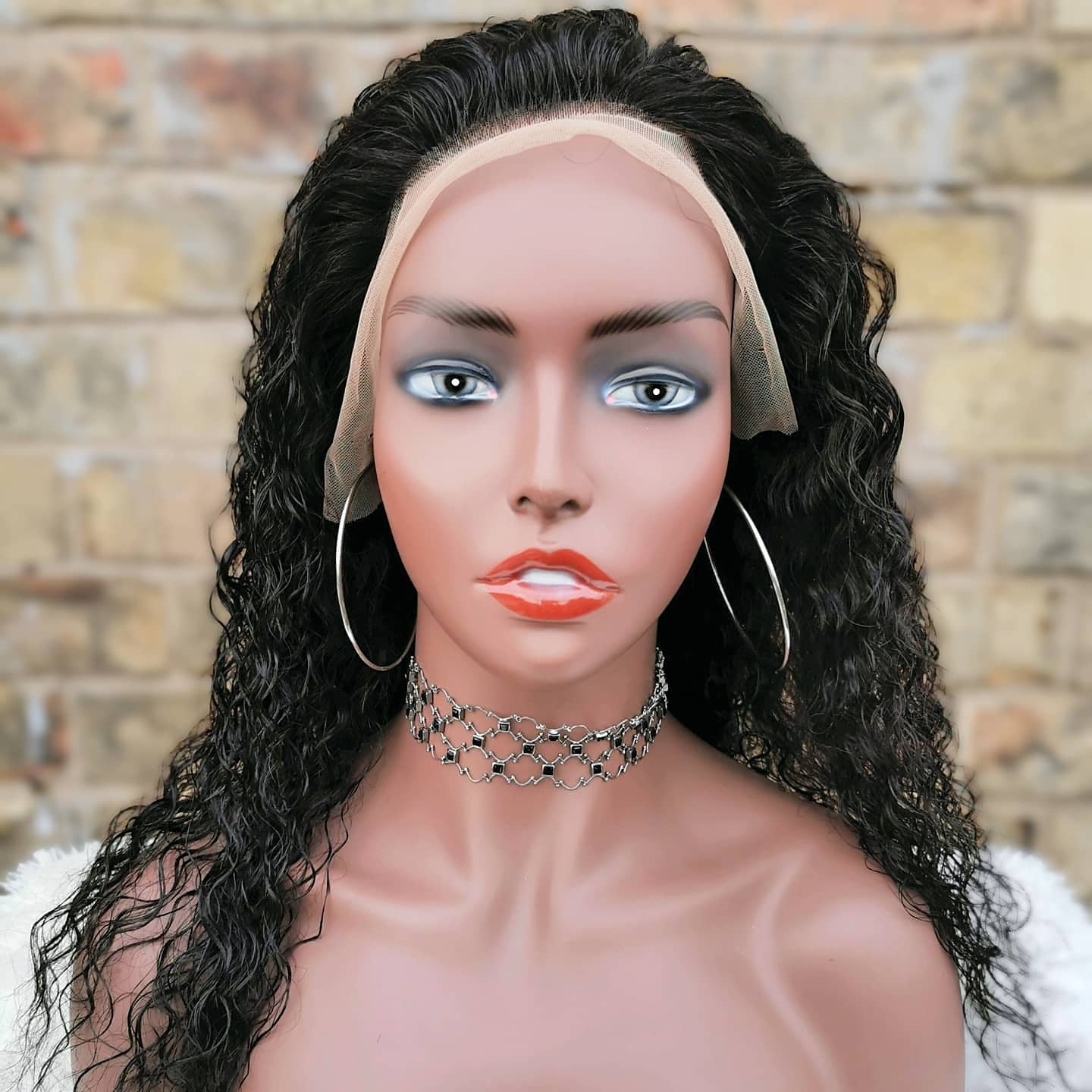 Virgin Italian Curly Human Hair Wig - Vivien