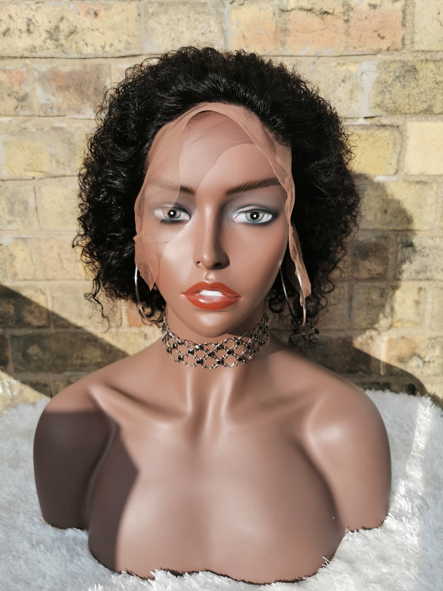 Curly Pixie Wig - Amanda