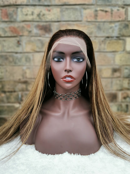 Brazilian Straight Lace Front Wig - Ariel