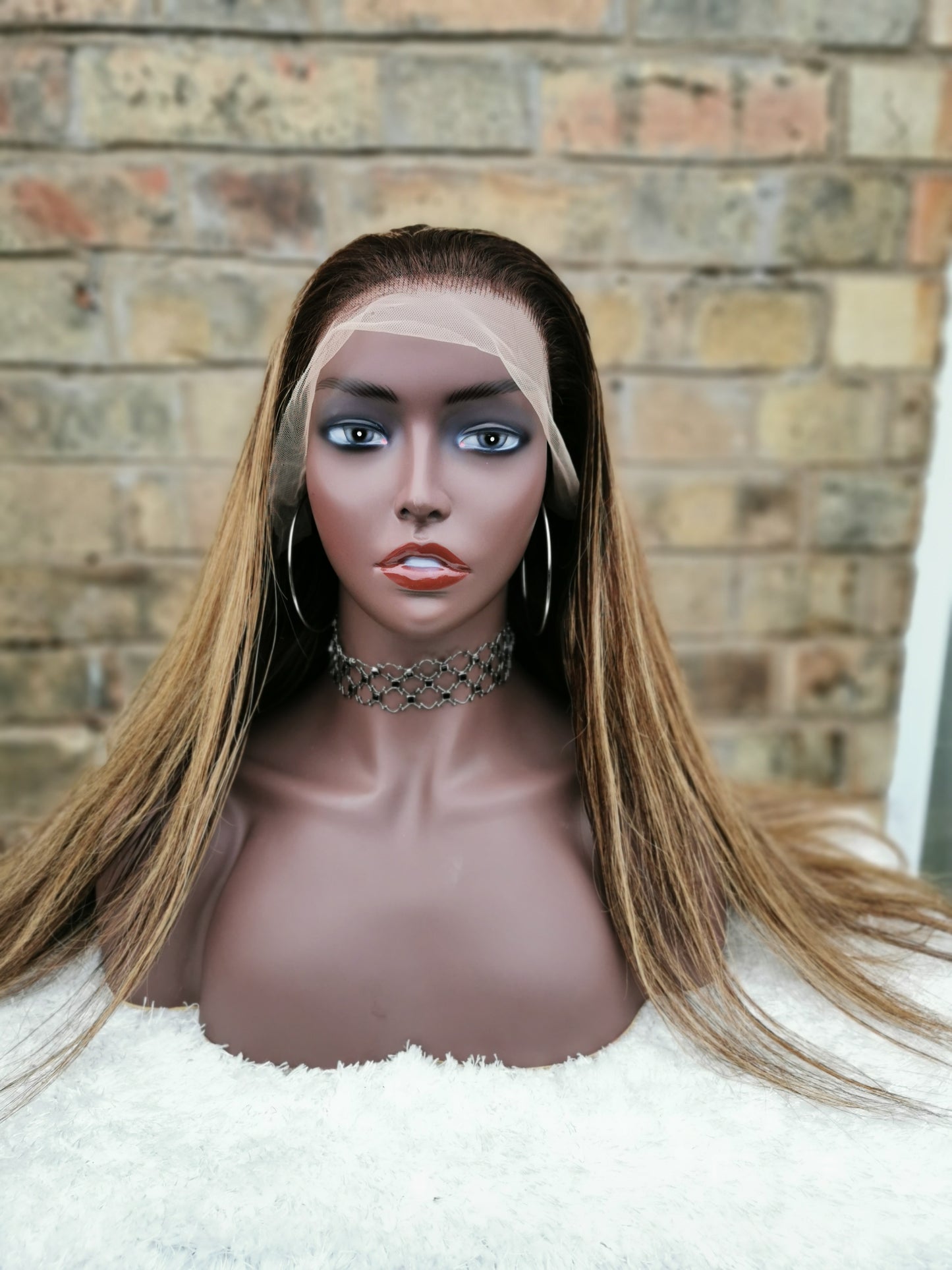 Brazilian Straight Lace Front Wig - Ariel