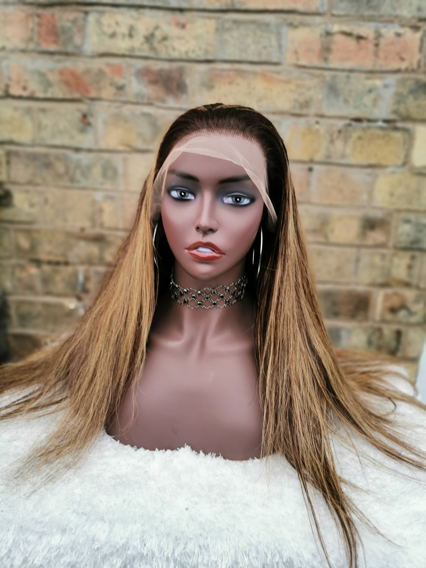 Brazilian Straight Lace Front Wig - Ariel