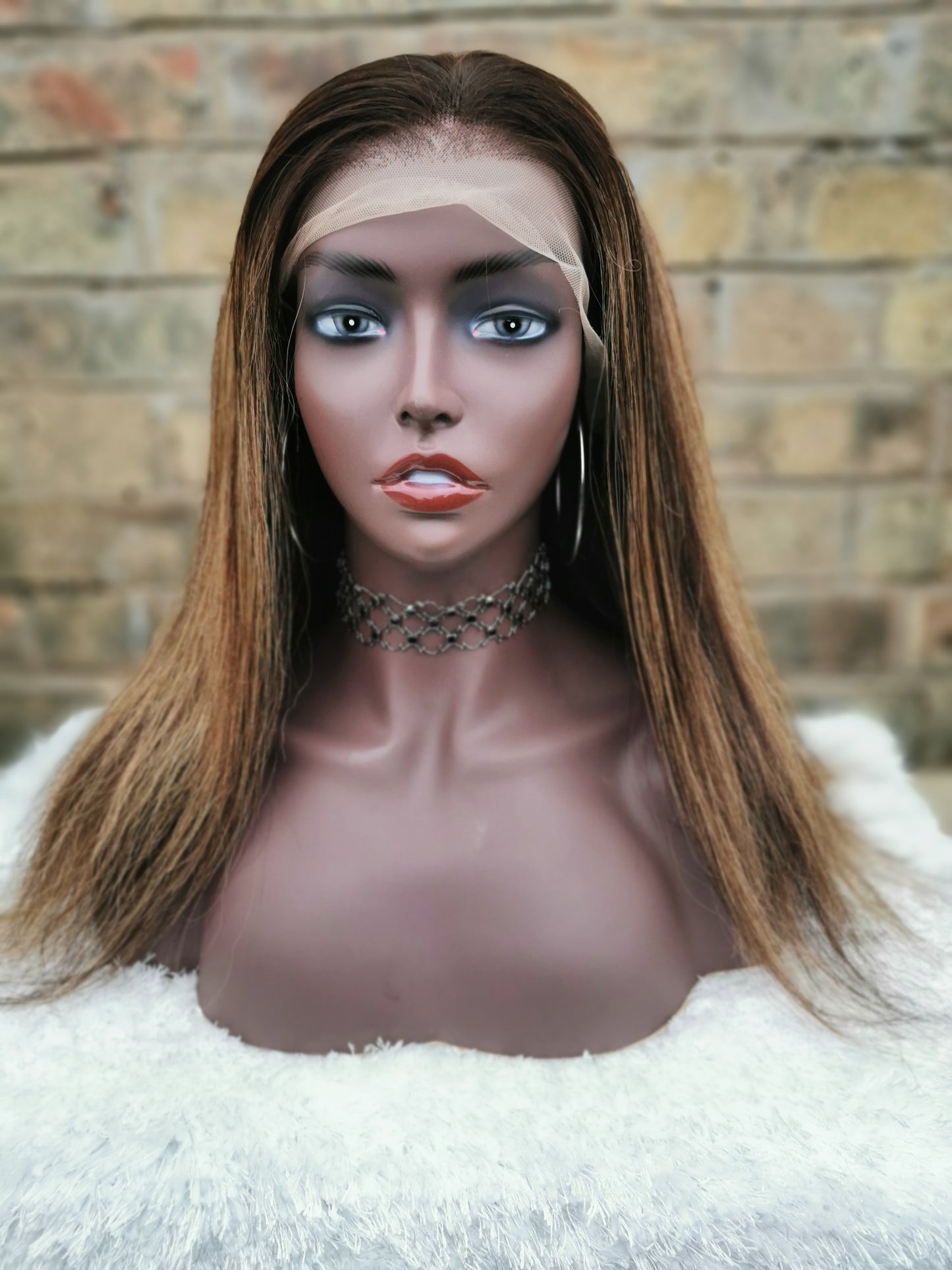 Brazilian Straight Lace Front Wig - Ariel
