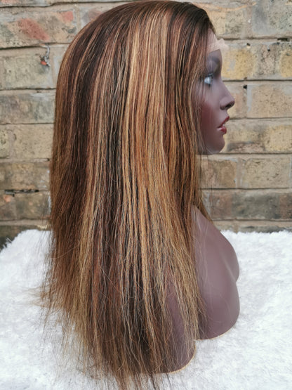 Brazilian Straight Lace Front Wig - Ariel
