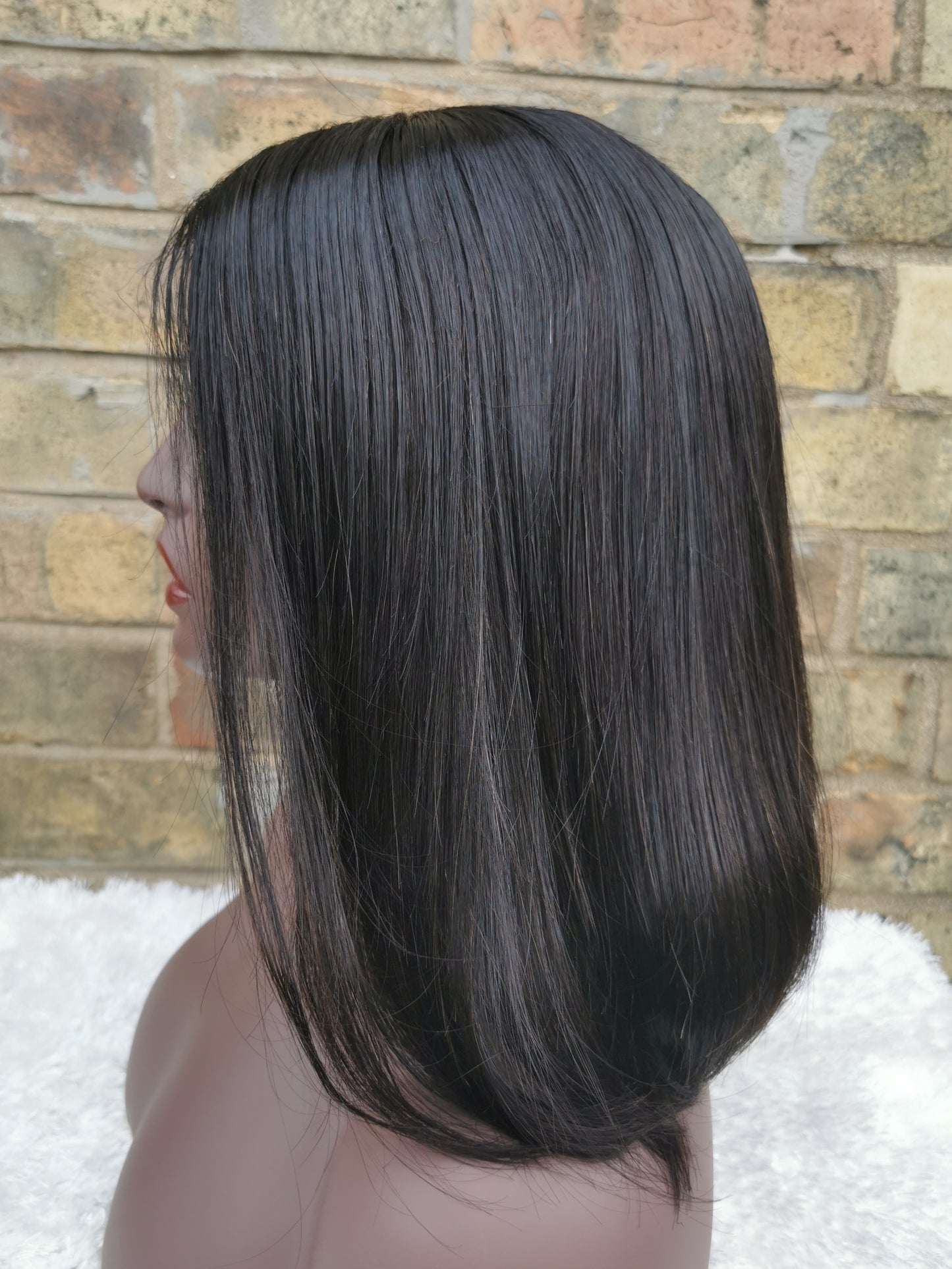 Brazilian Remy Short Bob Lace Closure Human Hair Wig - Gabrielle