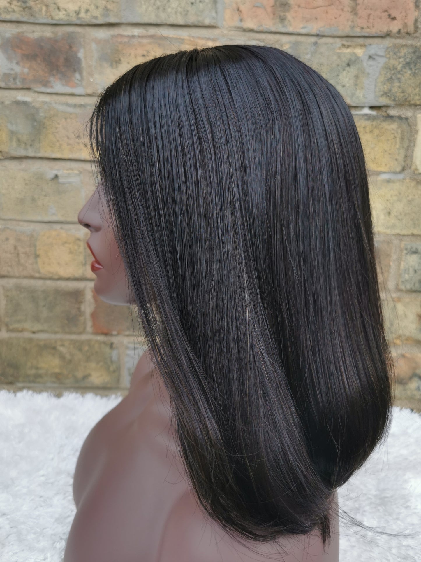 Brazilian Remy Short Bob Lace Closure Human Hair Wig - Gabrielle