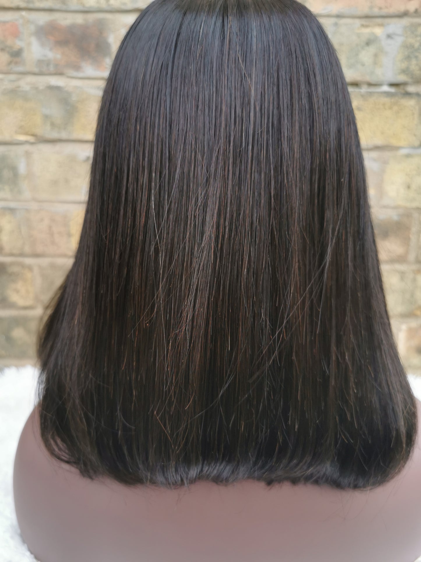 Brazilian Remy Short Bob Lace Closure Human Hair Wig - Gabrielle