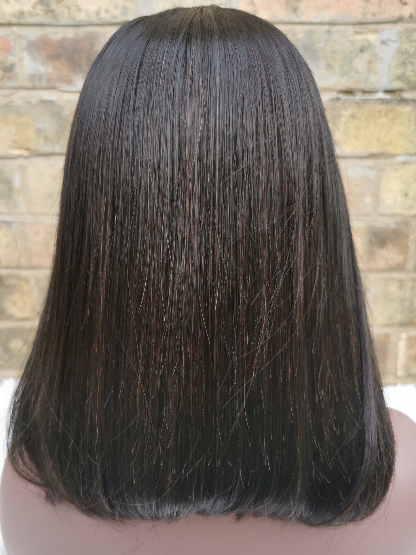 Brazilian Remy Short Bob Lace Closure Human Hair Wig - Gabrielle