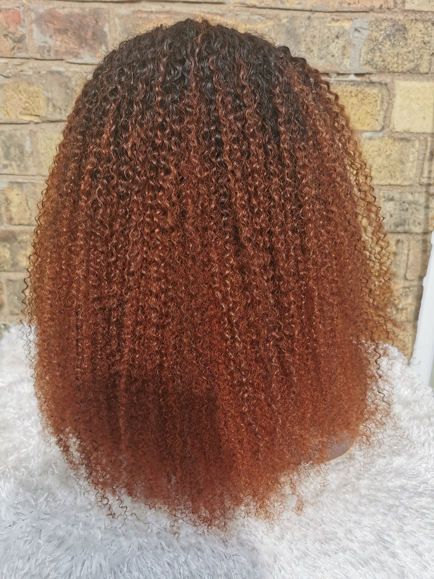 Brazilian Afro Kinky Curly Ombre Headband Wig -Tania