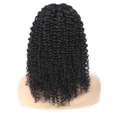 Kinky Curly Human Hair Headband Wig - Aria