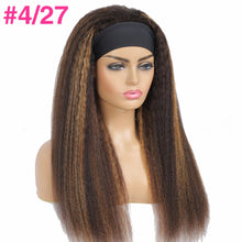 Load image into Gallery viewer, Brazilian Remy Kinky Straight Human Hair Headband Wig - Sasha
