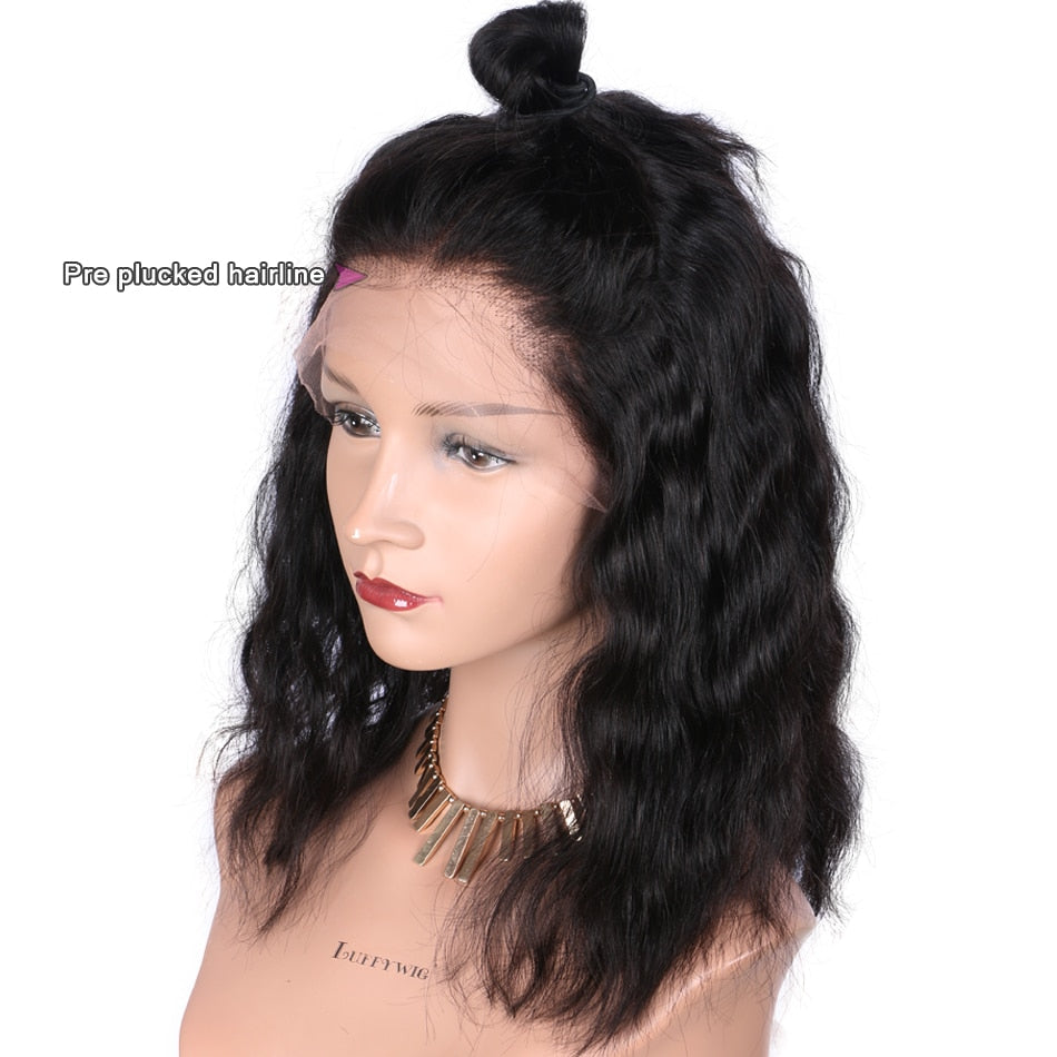 Short Bob Lace Front Wig - Indian Non- Remy Human Hair-Selina