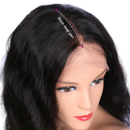 Short Bob Lace Front Wig - Indian Non- Remy Human Hair-Selina