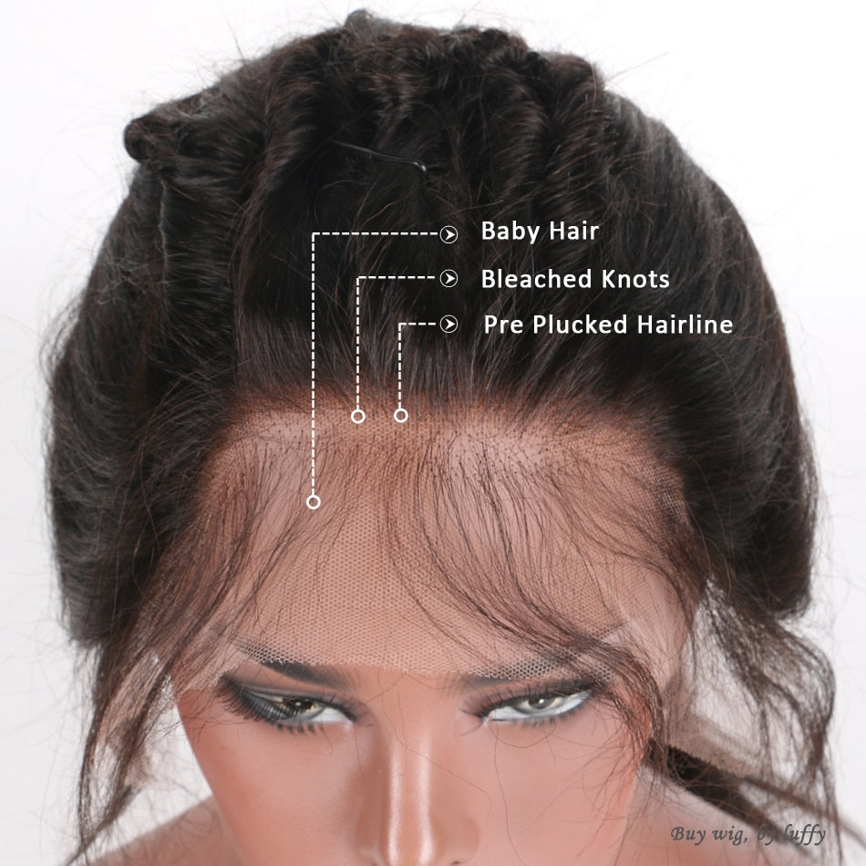 Brazilian Straight Full Lace Light Human Hair - Non Remy Hair - Naomi