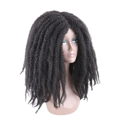 Afro Kinky Curly kanekalon Synthetic Wig
