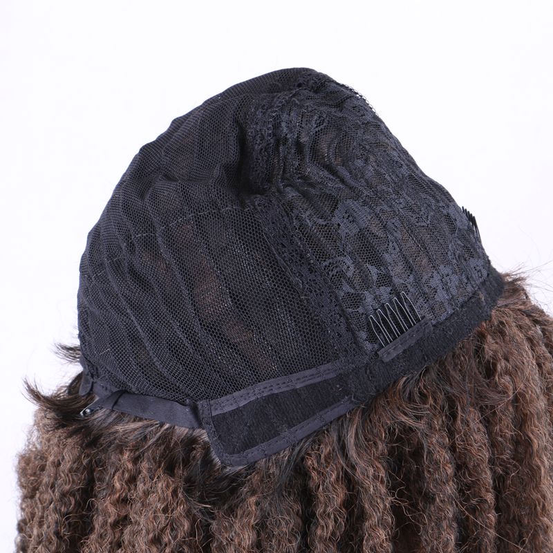 Afro Kinky Curly kanekalon Synthetic Wig