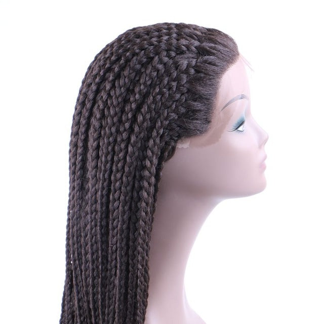 Synthetic Lace Front Braided Box Braids Wig