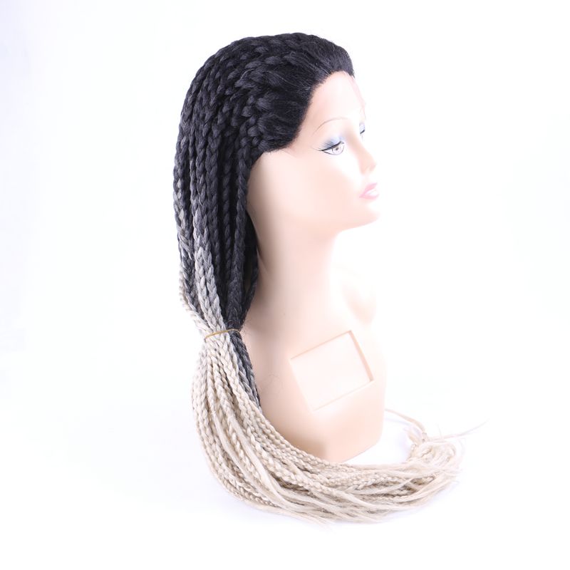 Synthetic Lace Front Braided Box Braids Wig