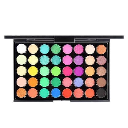 Matte/Glitter Eye-shadow Palette