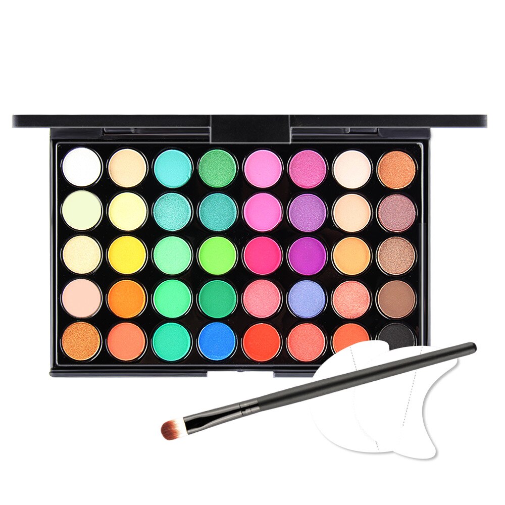 Matte/Glitter Eye-shadow Palette