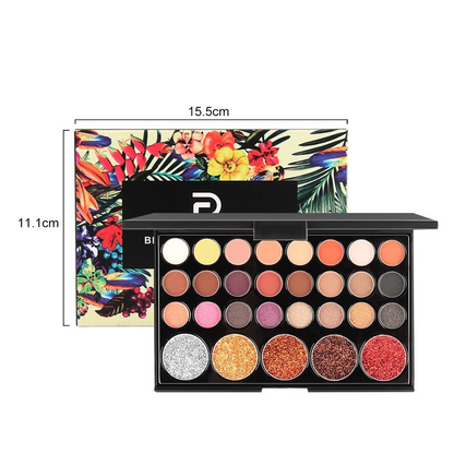Matte/Glitter Eye-shadow Palette
