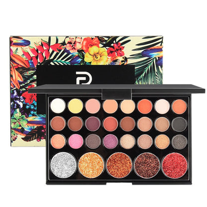 Matte/Glitter Eye-shadow Palette