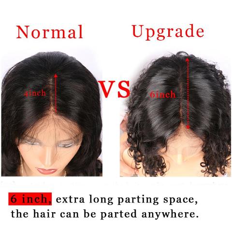 Short Curly Brazilian Remy 13x6 Lace Front Bob Human Hair Wig - Olivia