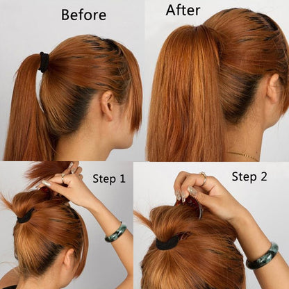 New Arrival Fashion Women Hair Styling Clip Plastic Stick Bun Maker Tool Hair Accessories