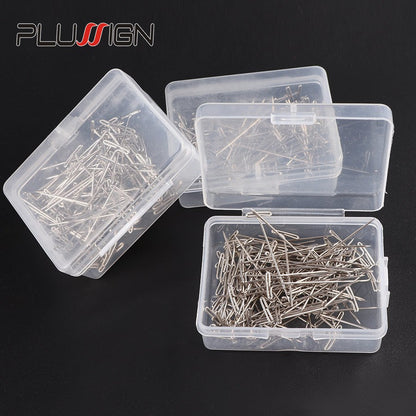 Plussign Wig T Pins 1.5 Inch For Holding Wigs Hair Extender Wig Making Blocking Knitting Modelling And Crafts 50Pcs T-Pins
