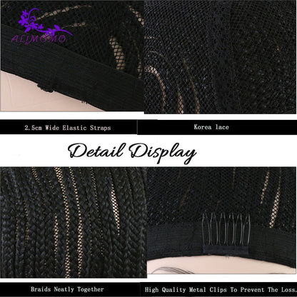 Popular Black Cornrow Wig Caps For Making Wigs With Adjustable Strap Braided Cap 10pcs/pack For Wig Cap Crochet Synthetic Braid