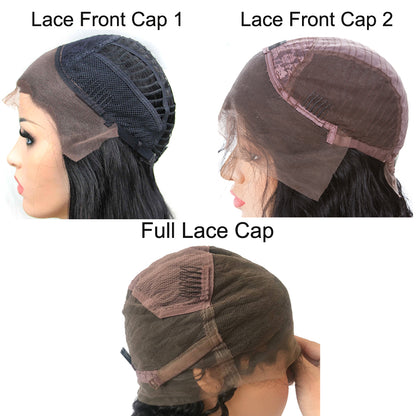 Pre Plucked Glueless Lace Front Human Hair Wigs With Baby Hair 8-24 Brazilian Remy Straight Full Lace Human Hair Wigs For Women