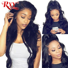 Load image into Gallery viewer, RXY 360 Lace Frontal Wig Pre Plucked With Baby Hair Brazilian Body Wave Wig Lace Front Human Hair Wigs For Black Women Remy Hair
