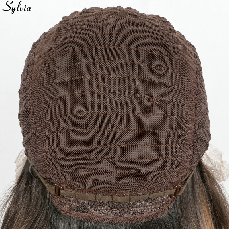Sylvia Natural 2x Twist Braids Wig Pastel Blonde Color Long Synthetic Lace Front Braided Wigs with Baby Hair Middle Parting 24"