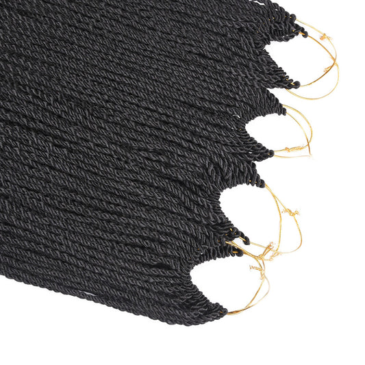 Senegalese Twist Crochet Braids Synthetic Hair Extension with Curly Ends