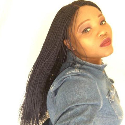 Blue Micro Million twist Braids Wig 26"