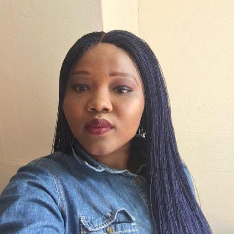 Blue Micro Million twist Braids Wig 26"
